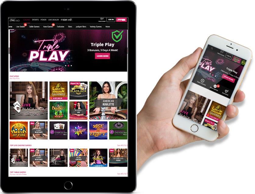 Ipad and Iphone Screenshots of borgata online casino