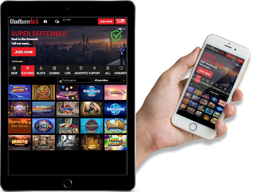 Ipad and Iphone Screenshots of GrandmasterJack Online Casino