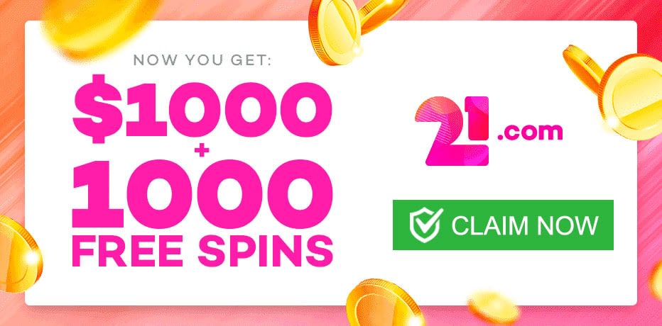 Claim 21.com Casino Free Spins